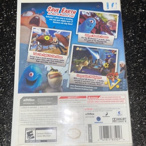 Monsters vs.Aliens Wii Game - Picture 4 of 7